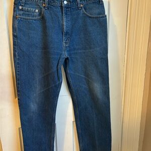 Levi's Classic Blue Straight Jeans with Rich Denim